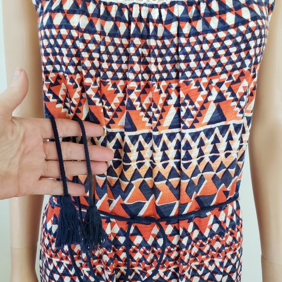 Lucky Brand Crocheted Maxi Dress S Boho Hippie Festival Tassels Beachy Resort - Picture 3 of 7